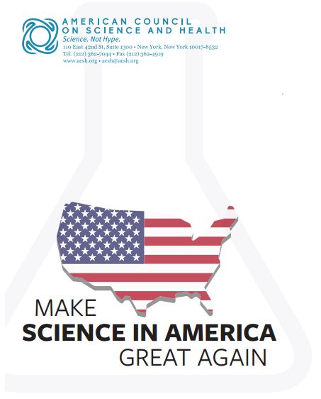 Make Science in America Great Again. Image copyright: American Council on Science and Health